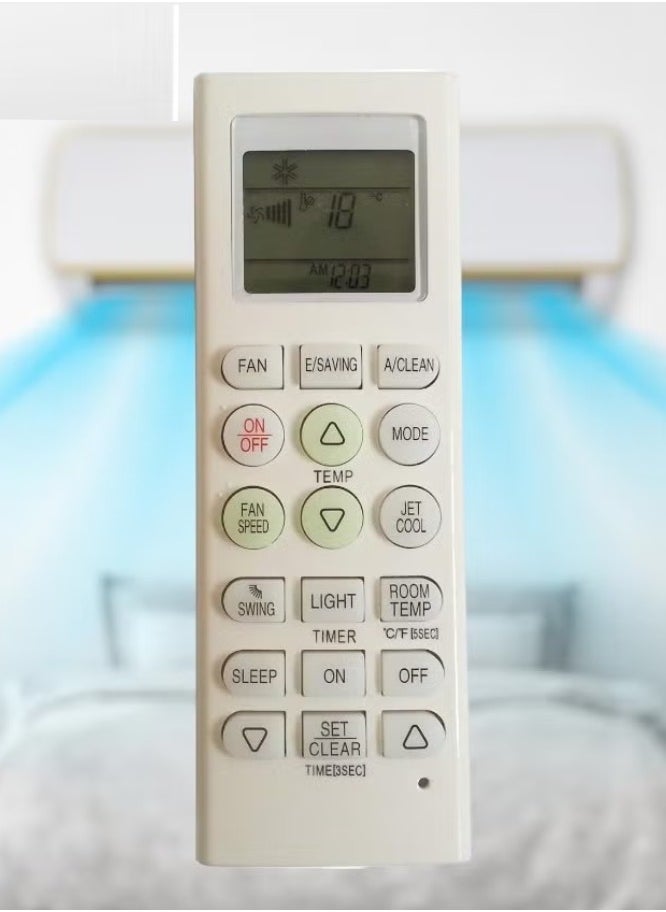 Gravity AC Remote Compatible for LG Air Conditioner | Universal Replacement Remote Control for LG A/C Units - Easy to Use, Full Functionality, and Reliable Performance - Image 4