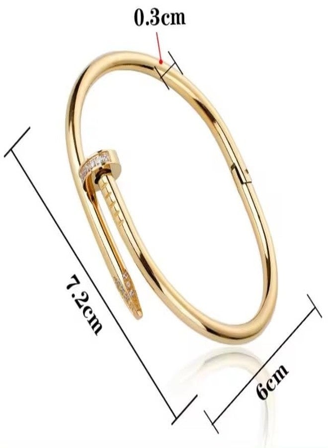 MEENAZ bracelet for woman Evil Eye Bangles for women Anti Tarnish Stylish Adjustable Bracelet for girls Rose gold Kada for Women Accessories Jewellery for Women Girls friendship crystal - Image 3