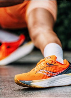 saucony Triumph 22 Running Shoes For Men/Women/Students-Orange Long-Distance Training u0026 Jogging  - Image 3