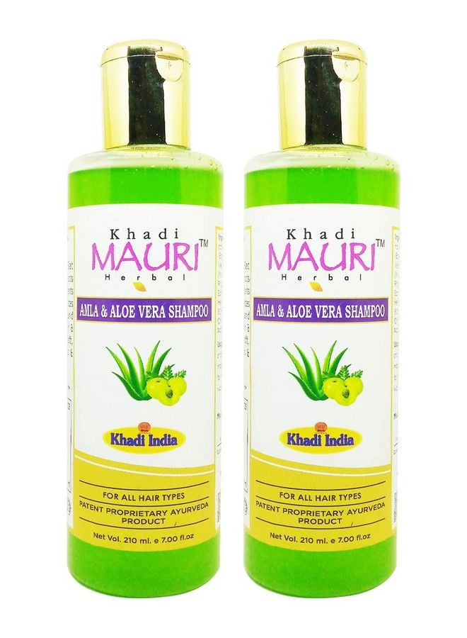Khadi MAURI عبوة شامبو أملا وصبار (2 × 420 مل) بني (Kmamlalovshx2) - Image 1