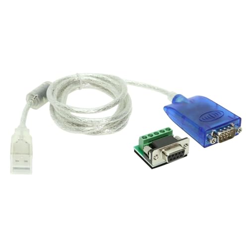 Gearmo USB to RS-485/422 Serial Adapter with FTDI Chipset, LED Indicators, 5ft Cable, ESD Protection, Supports Windows 11/10/8.1/8/7, Linux, MacOS X 10.6 and Above - Image 2