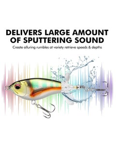 Excefore Water Fishing Lures with BKK Hooks, Whopper Fishing Lure for Freshwater or Saltwater, Floating Lure for Bass Catfish Pike, Fishing Wobble Surface Bass Baits Teasers Fishing Gifts for Men  - Image 5