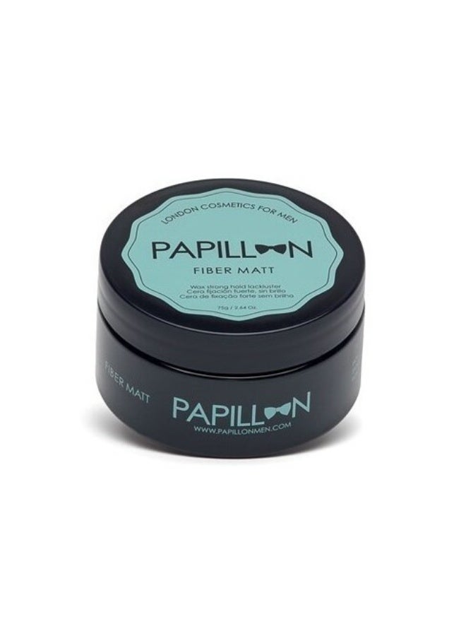 Papillon Fiber Matt Dry Wax Strong and Flexible Hold 75g - Image 1