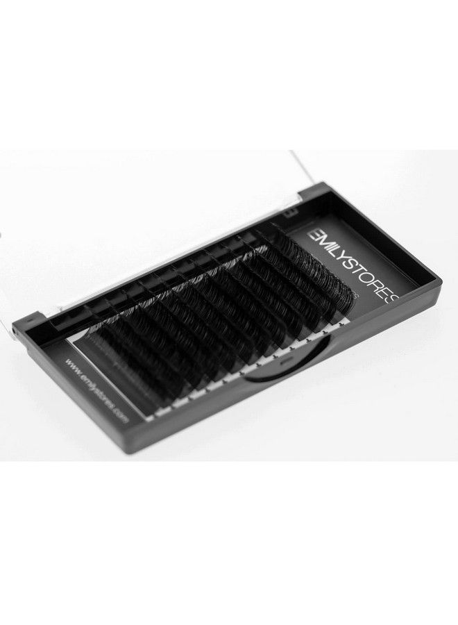 EMILYSTORES Eyelash Extensions 020mm Thickness D Curl Length 11mm Silk Mink Fake Eye Lashes In One Tray - Image 5