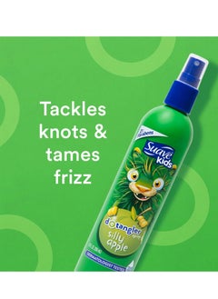 Suave Suave Kids Detangler Spray For Tear-Free Styling Silly Apple Dermatologist-Tested Hair Detangler Formula, 10 Fl Oz (Pack of 6)  - Image 2