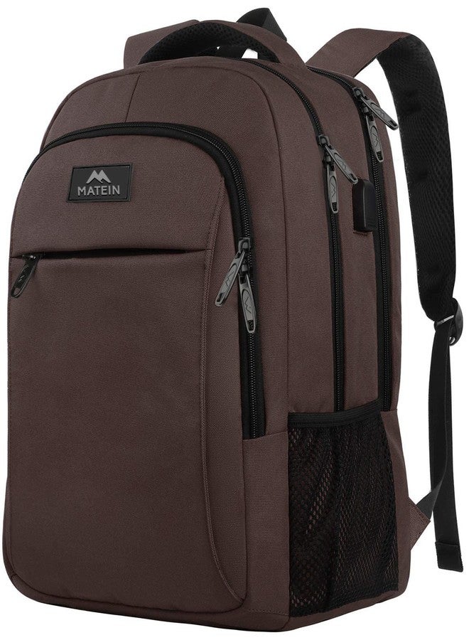 MATEIN 15.6 in Laptop Backpack, School Backpack with USB for Men Women and College Student, Sturdy Laptop Bag for Laptop Accessories Water Resistant Travel Backpack Functional Birthday Gifts - Image 1