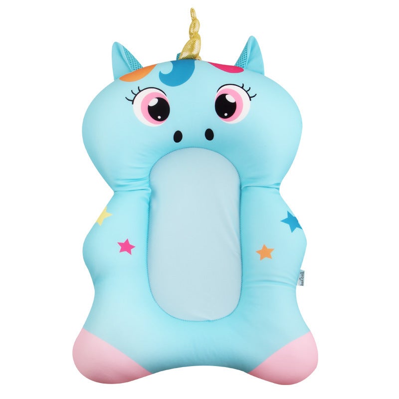 KAKIBLIN Baby Bath Mat - Non-Slip Shower Net for Newborns, Available in Pink, Blue & Green Pig  Designs - Image 3