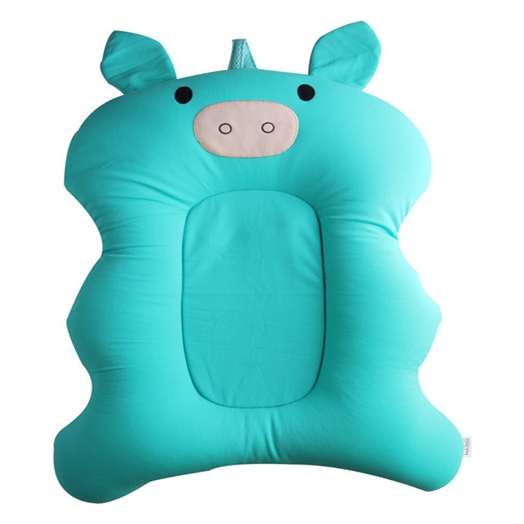 KAKIBLIN Baby Bath Mat - Non-Slip Shower Net for Newborns, Available in Pink, Blue & Green Pig  Designs - Image 5