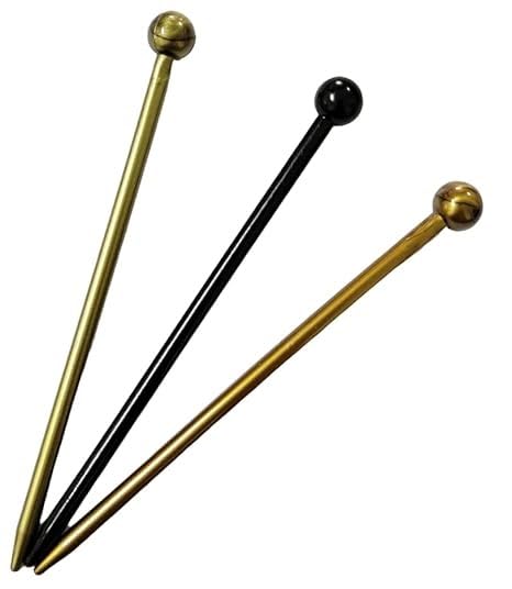 Rinpoche Plastic Hair Bun Juda Stick Hair Accessories Handcrafted Chopsticks Bun Ties Hair Pins for Womens and Girls Multiucolor Pack Of 3 - Image 1