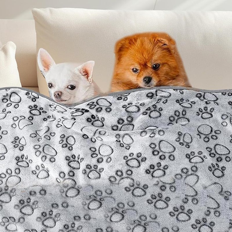 بطانية ناعمة من الفرو لقدم الكلب مقاس 1040x760 مم قابلة للغسل غطاء سرير للحيوانات الأليفة - Image 3