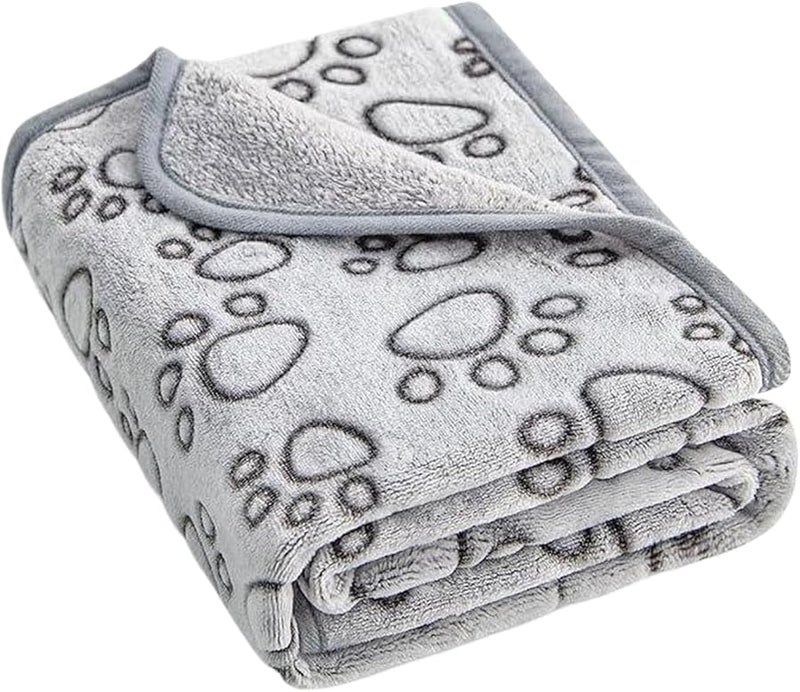 بطانية ناعمة من الفرو لقدم الكلب مقاس 1040x760 مم قابلة للغسل غطاء سرير للحيوانات الأليفة - Image 1