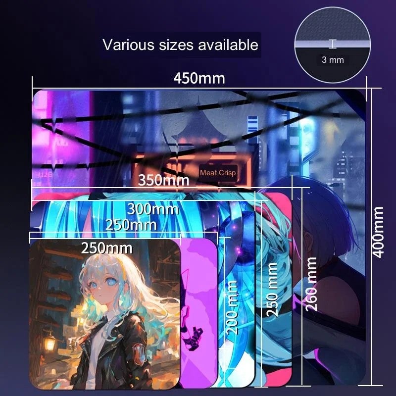 Bluejw Gaming Glass Mouse Pad - Waterproof Smooth Tempered Glass Mousepad for Desk - Large Glass Desk Pads for Gamers - Image 3