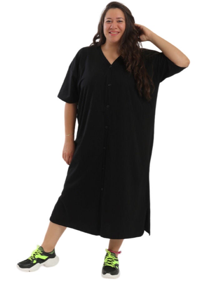 Carina V-Neck Shirt Dress - Image 1
