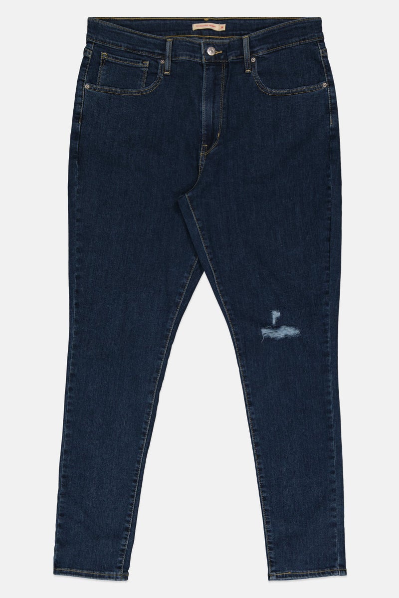 Levi's جينز نسائي ضيق مغسول وقابل للتمدد، أزرق - Image 3