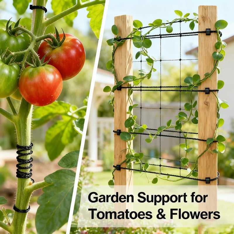 ANMOFLY Mason Line String, 1000ft #18 UV-Resistant Black Nylon String, 1.3mm Thick Durable Construction and Heavy-Duty Layout Line for Gardening, Tomato Twine, Strong Polyester Thread - Image 5