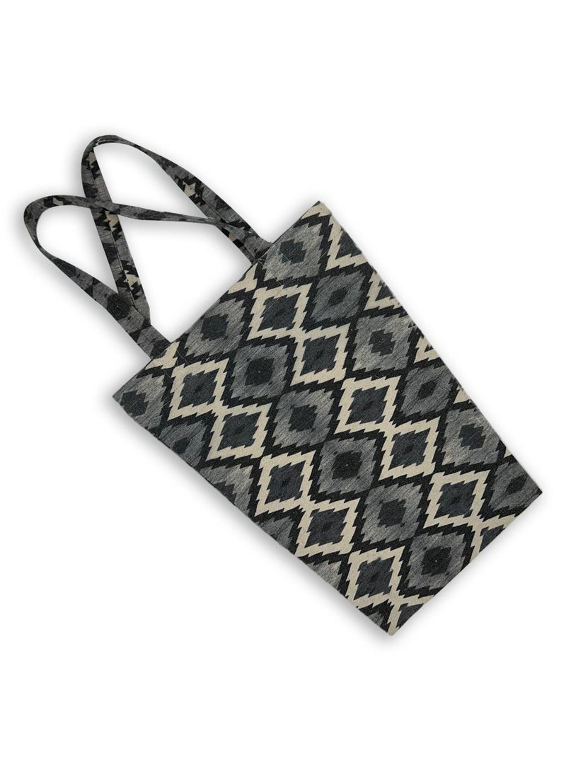 Gharibo Bags casual printed linen tote bag T230007A - Image 2