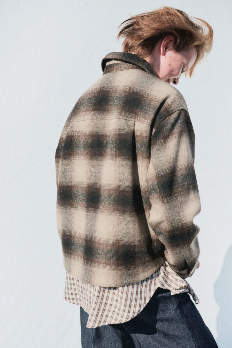 اتش اند ام جاكيت خفيف فضفاض