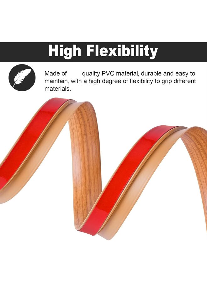 10Ft Carpet Floor Transition Strip, Self Adhesive Floor Edging Trim Strip, PVC Threshold Cover for Doorway, Floor Divider Strip Suitable for Threshold Height Less Than 5 mm (Color : LI - Image 2