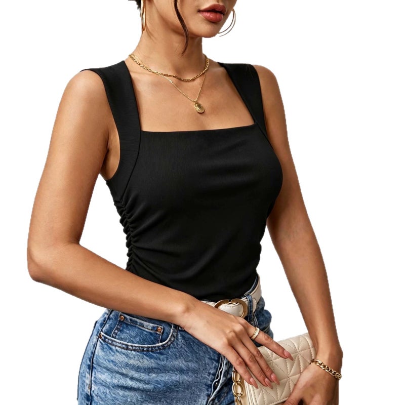 2026 Summer Square Neck Camisole Top - Image 5