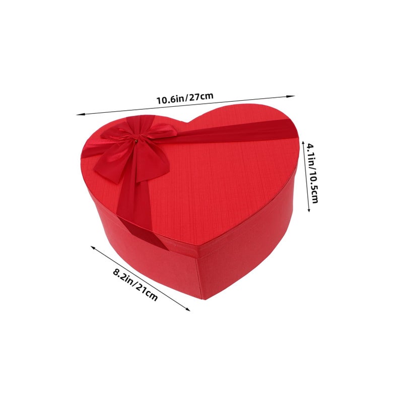 Classic Heart Shaped Box Elegant Gift for Valentine Day Special Occasions - Image 3