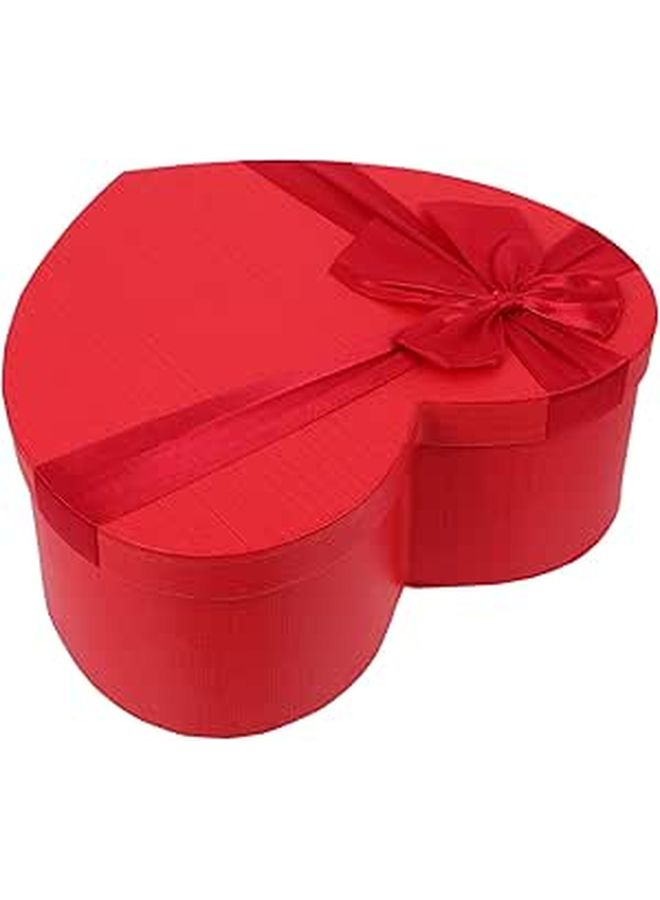 Classic Heart Shaped Box Elegant Gift for Valentine Day Special Occasions - Image 1
