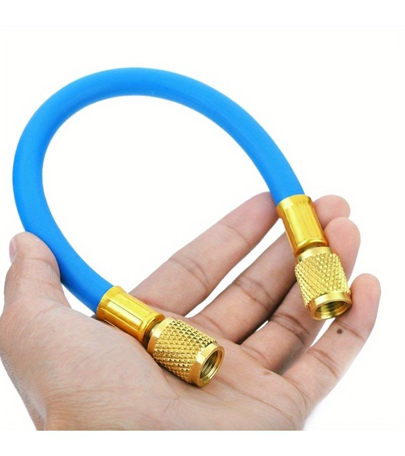 Blue Automotive AC Repair Hose Kit Refrigerant Charging Tool - Image 1