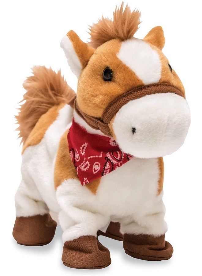 Cuddle Barn - Rusty The Painted Pony | Animated Plush Toy Horse |Tail Wags And Head Moves | Trots To William Tell Overture | Stuffed Animal 10” - Image 1