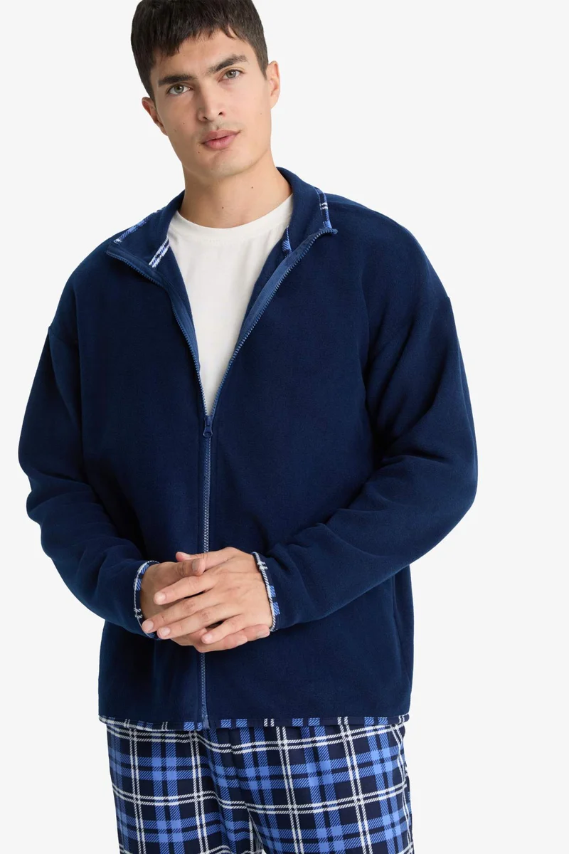 Defacto Regular Fit Polar Fleece Zippered Top