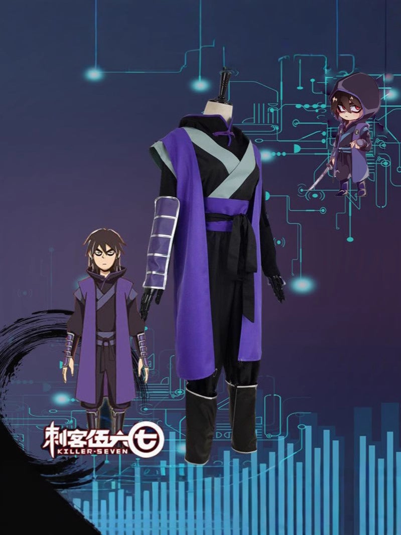 Assassin Wu 67 Cos Clothing Seven Thorn Customer Service With Cosplay Clothing Men 567 Boots Full - Image 5