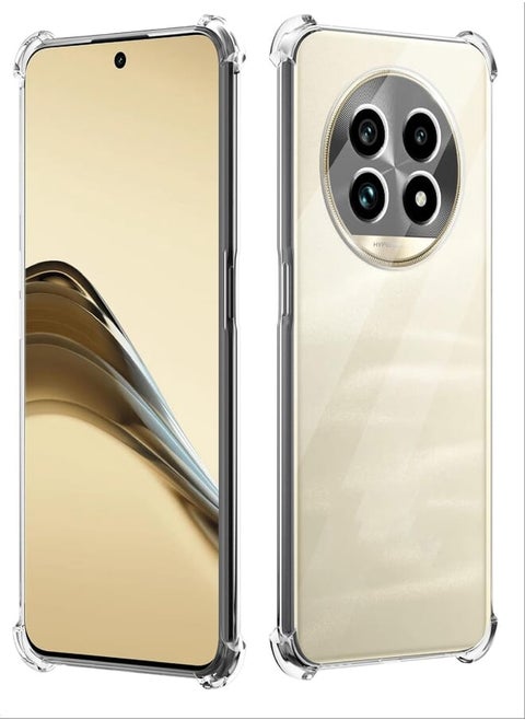 For Realme 13 Pro 5G / Realme 13 Pro Plus Case Clear Shockproof Cover (MKP Clear 1) by Mamolgy for OPPO Realme 13 Pro 5G / Realme 13 Pro Plus (High Quality Double Protection)