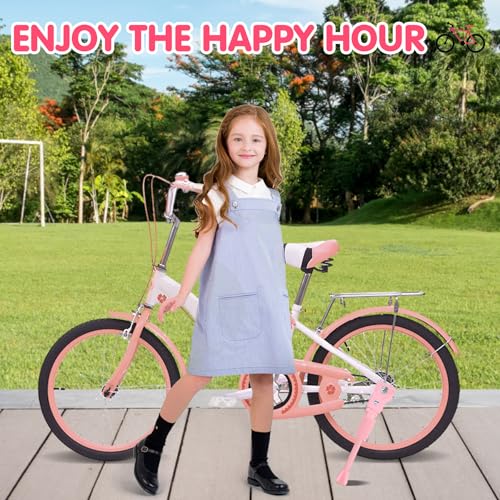 LEICHTEN Kickstand for Kids Bike, Kids Bike Kickstand for 16 Inch Wheel Children's Bicycle Single-Side Kick Stand Rear Mount Bikes Support Racks Pink for Girls and Boys Bike, Non-adjustable - Image 2