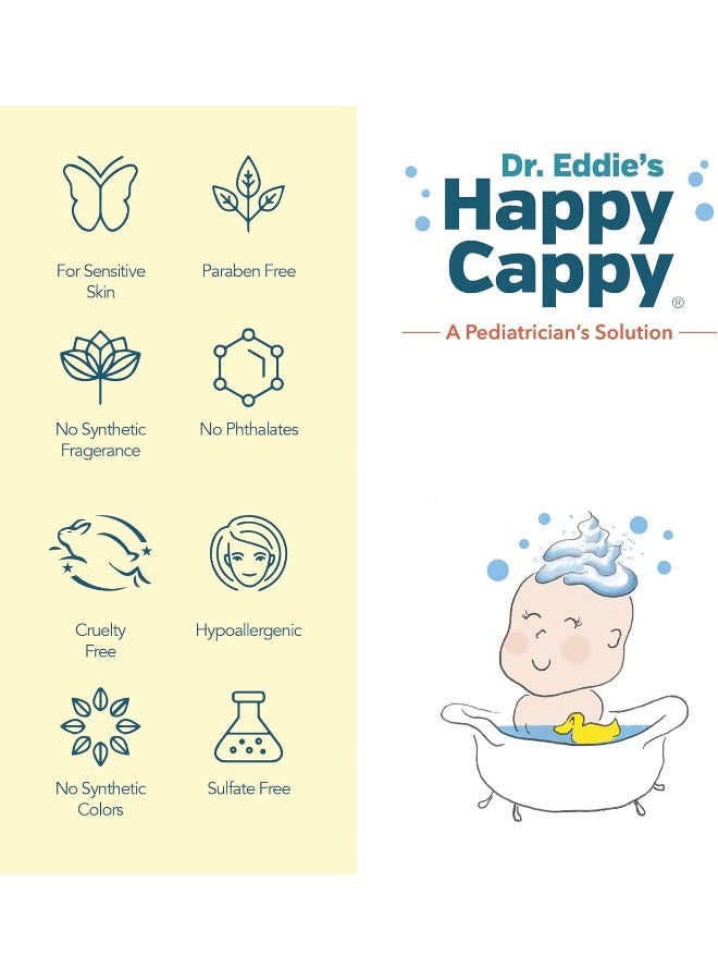 Happy Cappy Daily Shampoo, Face, and Body Wash for Dry, Itchy, Eczema Prone Skin - Image 3