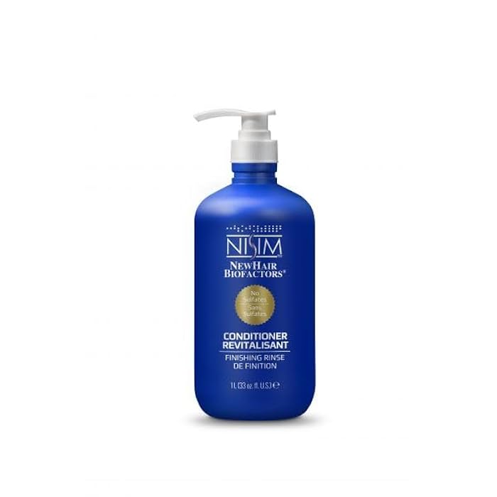 Nisim Biofactors Finishing Rinse Conditioner, 1 Liter (33 Ounces)- Sulfate-Free Formula - Image 2