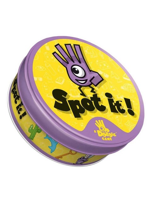 Spot It, Classic Mini Card Game, Matching Game, Fun Kids Game for Family Game Night, Travel Game for Kids, Great Gift for Kids, Age 6+, 2 to 8 Players Average Playtime 15 Minutes