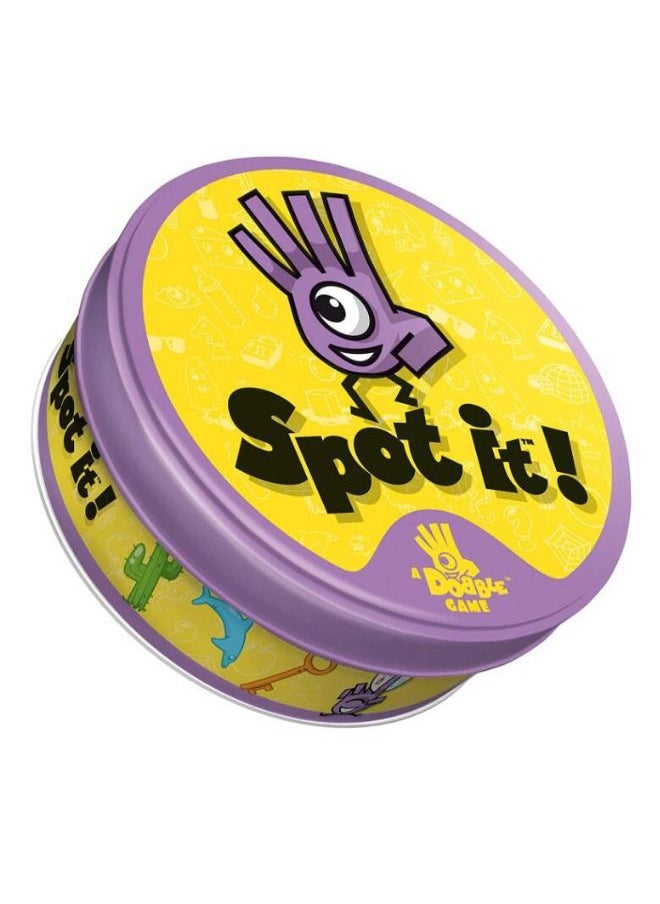 DOBBLE - Spot It, Classic Mini Card Game, Matching Game, Fun Kids Game for Family Game Night, Travel Game for Kids, Great Gift for Kids, Age 6+, 2 to 8 Players Average Playtime 15 Minutes - Image 1