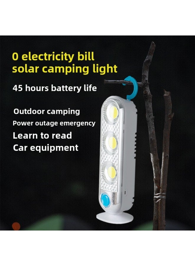 Tent Camping Camping Light Solar USB Charging Multi-function Portable LED Lighting Emergency Light-Color:Dry Battery Type (type C)  - Image 4