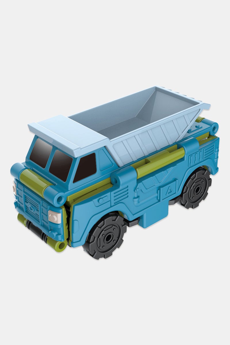 TRANSRACERS 2-In-1 Flip Cars Troop Carrier and Supply Truck, Olive - Image 3