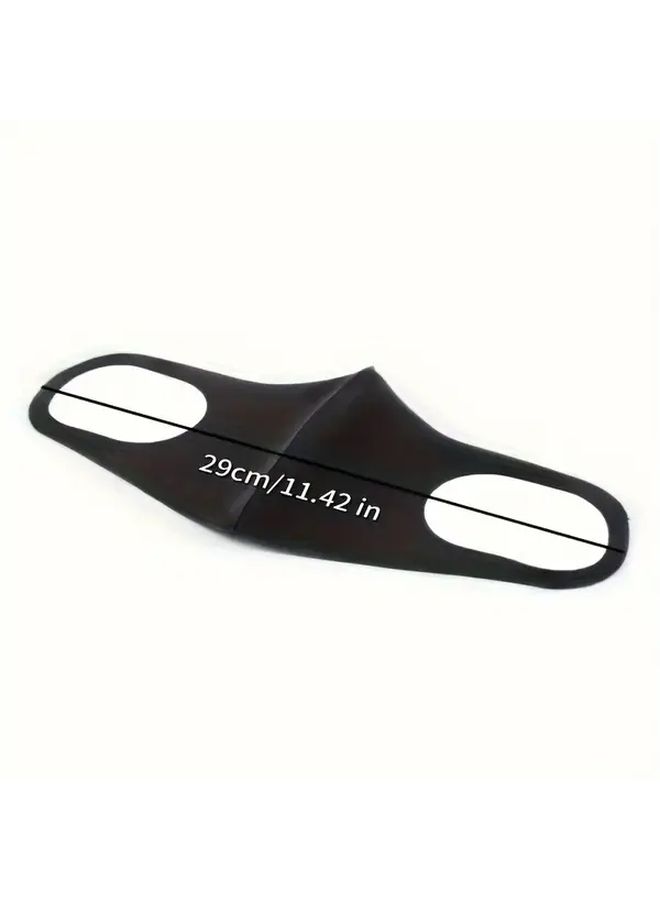 Black Mask One Stop Lightweight Breathable Polyester Dragon Face Mask for Men Night Glow - Image 3