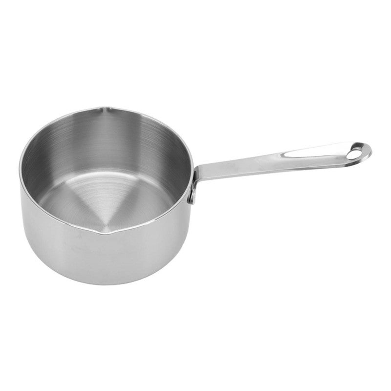Small Saucepan: Stainless Steel Butter Warmer - Quick Even Heating Dual Dumping Spouts Flat Bottom For Home Kitchen Gift For Cooks - Image 4