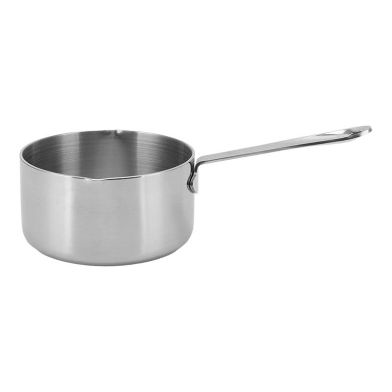 Small Saucepan: Stainless Steel Butter Warmer - Quick Even Heating Dual Dumping Spouts Flat Bottom For Home Kitchen Gift For Cooks - Image 1