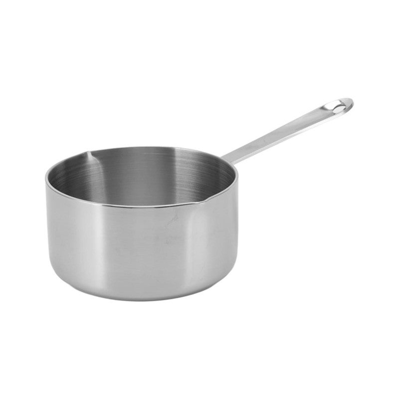 Small Saucepan: Stainless Steel Butter Warmer - Quick Even Heating Dual Dumping Spouts Flat Bottom For Home Kitchen Gift For Cooks - Image 3