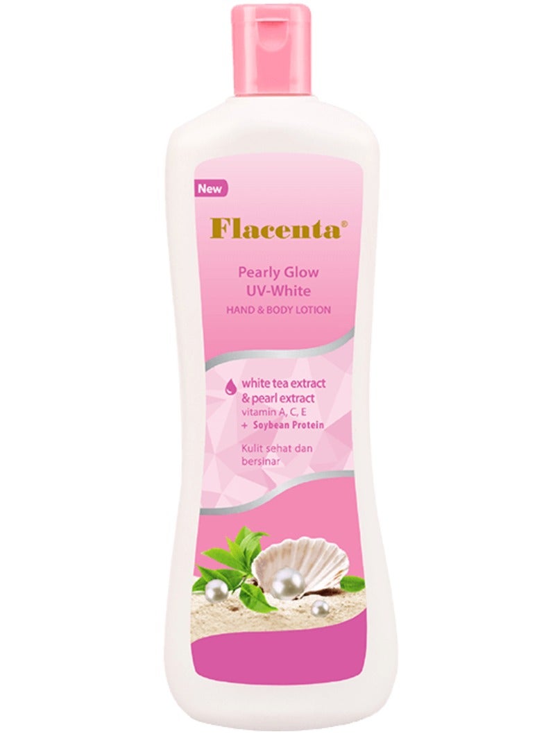 Pearly Glow UV-White Hand And Body Lotion With White Tea And Pearl 500 ml
