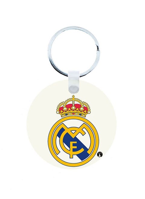 Real Madrid Football Club Wooden Keychain