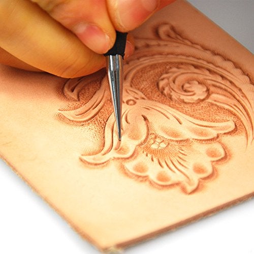 OWDEN 3Pcs. Leathercraft Modeling Tools,(3Pcs Sizes:S,M,L) Leather Carving Modeling Tools kit. - Image 2