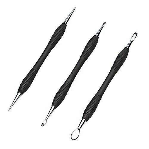 OWDEN 3Pcs. Leathercraft Modeling Tools,(3Pcs Sizes:S,M,L) Leather Carving Modeling Tools kit. - Image 1
