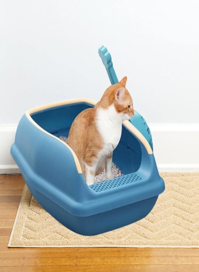 KittuPet صندوق فضلات القطط KittuPet شبه مغلق بجوانب عالية، آمن وخالٍ من الروائح، قابل للإزالة، صغير الحجم، مناسب فقط للقطط الصغيرة مثل الجراء والقطط الصغيرة. - Image 2