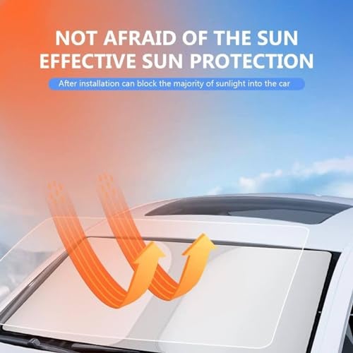 BELLOX ENTERPRISE BELLOX Car Windshield Sun Shade Protector, Front Window Sunshade - Foldable Sun Shield Blocks Heat and Sun, Keeps Vehicle Cool - Image 5