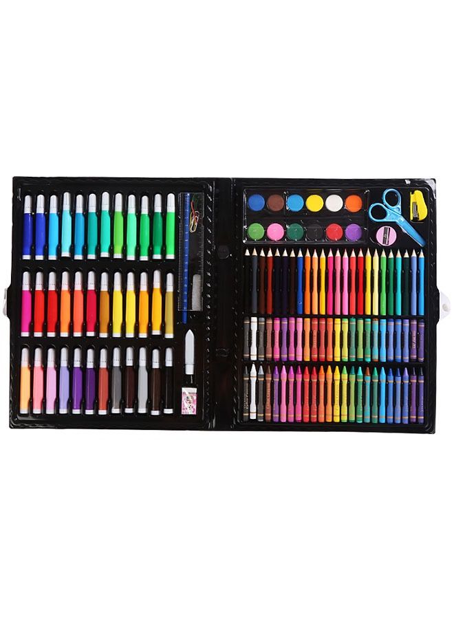 ZCM-HAPPY 150-piece children's drawing set, including oil pastels, crayons, colored pencils, markers - Image 2