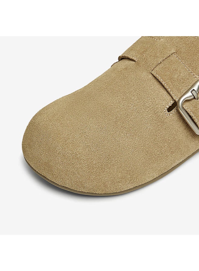 HESHE Tata Thick-soled Birkenstock Sandals For Women Cgw03ah5, Yellow-brown, Size 39 - Image 3
