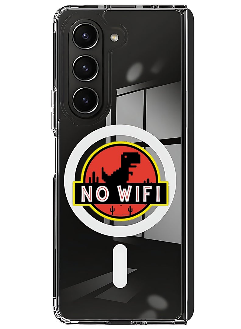 Theodor Magnetic Case for Samsung Galaxy Z Fold 5 Compatible with MagSafe Wireless Charging, Shockproof Phone Bumper Cover No wifi - Image 1